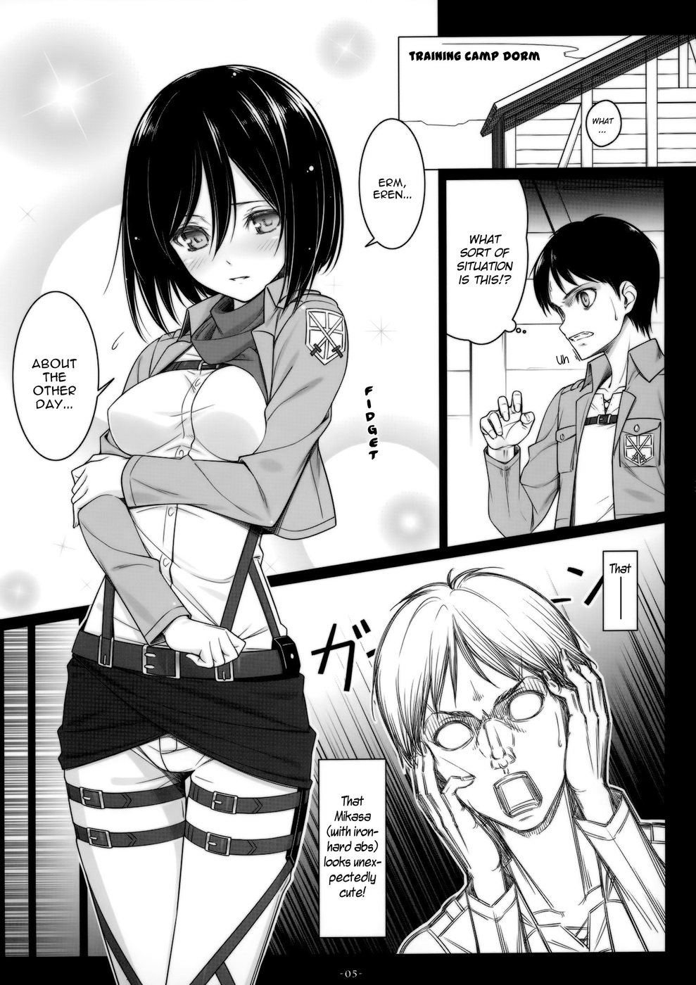 Hentai Manga Comic-Attack on Mikasa-Read-4